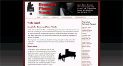 Desktop Screenshot of bronsonpianostudio.com